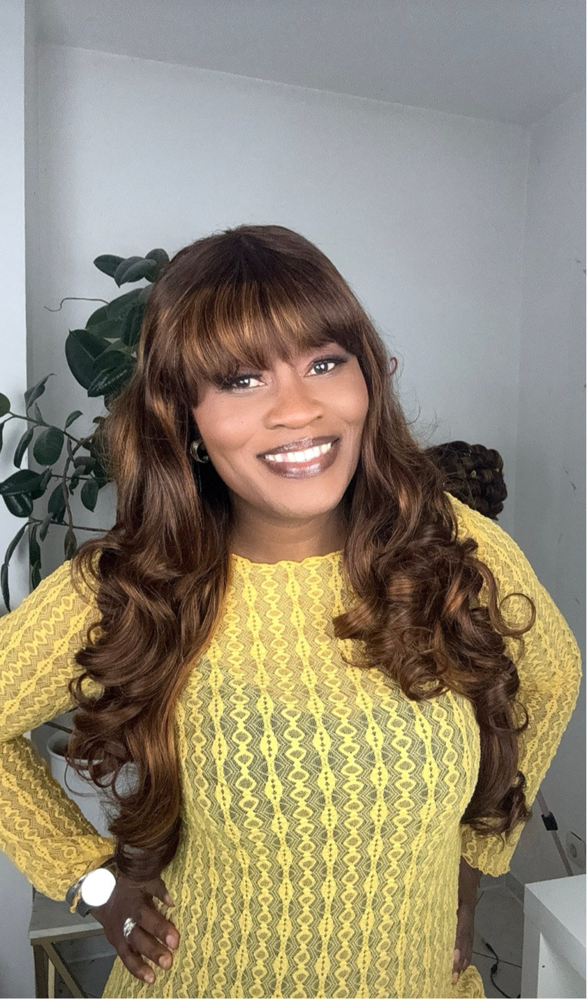#4 Aahan Fringe 5*5 Lace Wig