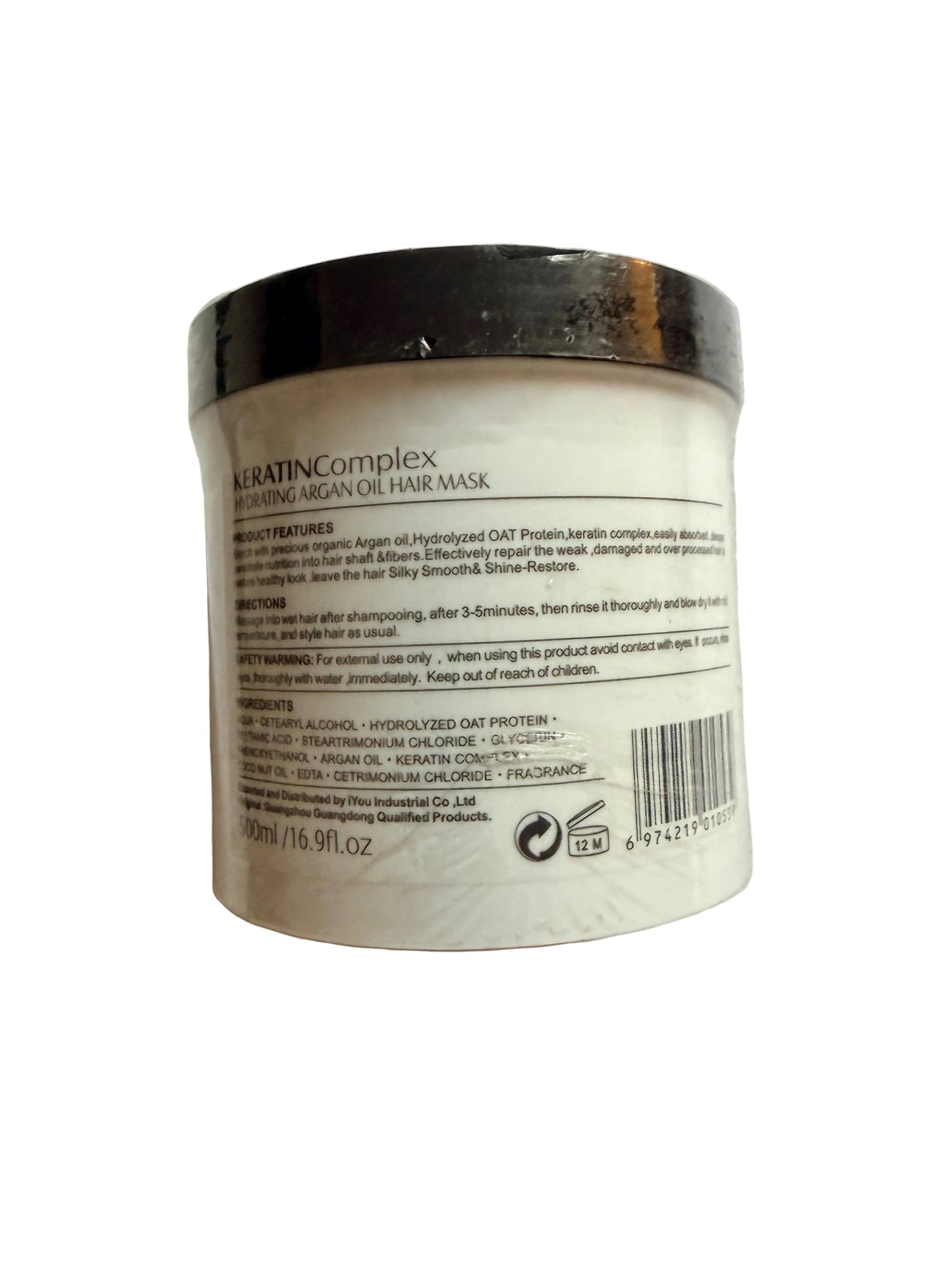 Keratin Complex Hydrating Argan Oil Hair Mask