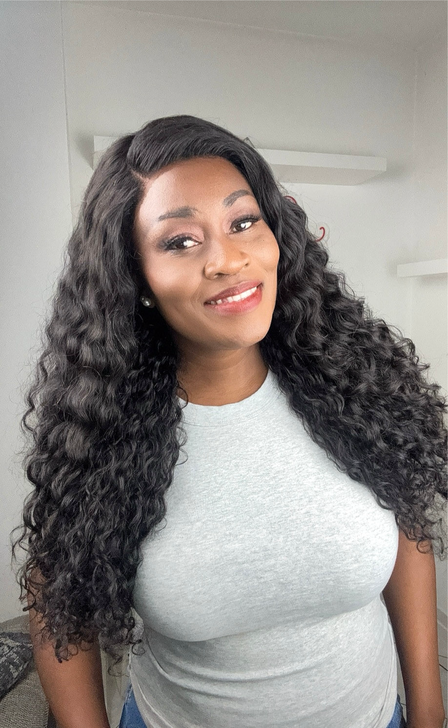 Bella Unit – Luxe 26-Inch Frontal Wig in Natural Black/Brown (Ready 2 Wear)