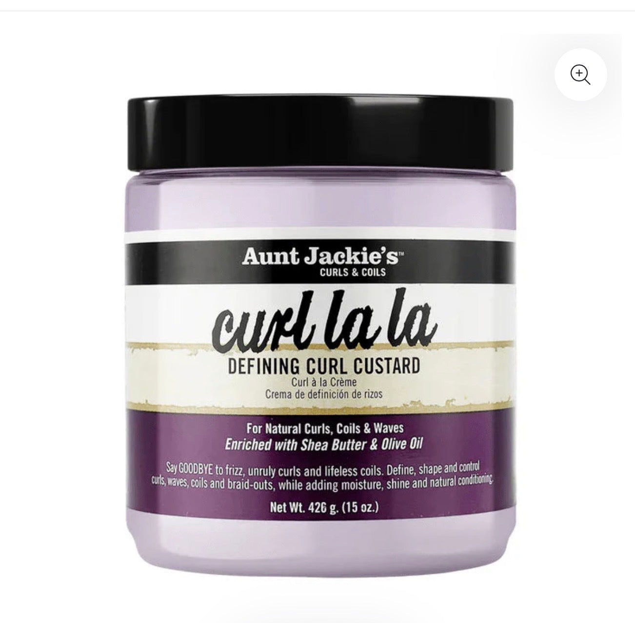 Aunt Jackie's Curl La La
Defining Curl Custard 426g