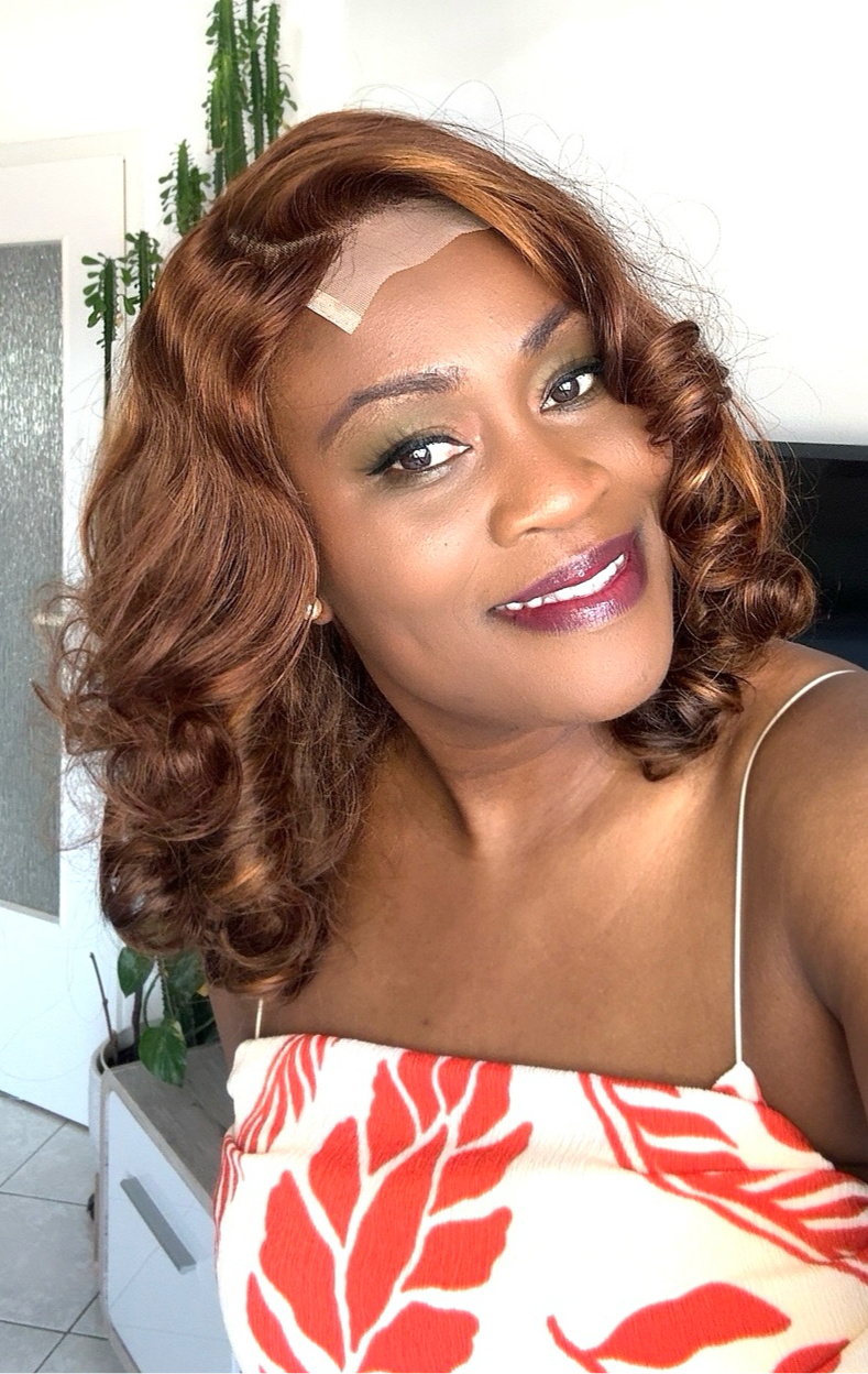 Katy Unit – Luminous 16-Inch Highlight Brown Wig