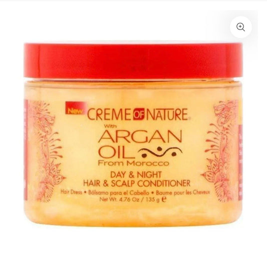Creme of Nature Argan Oil Day & Night Hair &
Scalp Conditioner 135g