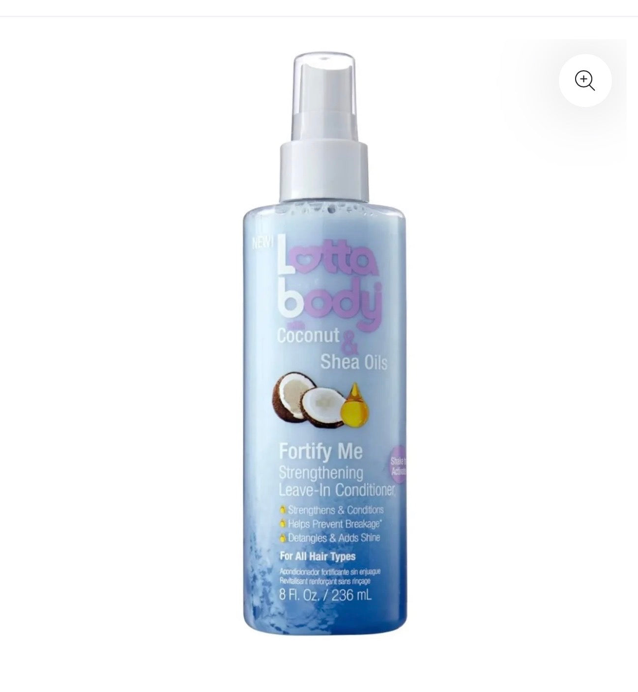 Coconut & Shea Oils Fortify Me
Strengthening Leave-In Conditioner