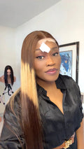 Two Tone Vietnamese Bone Straight super double drawn