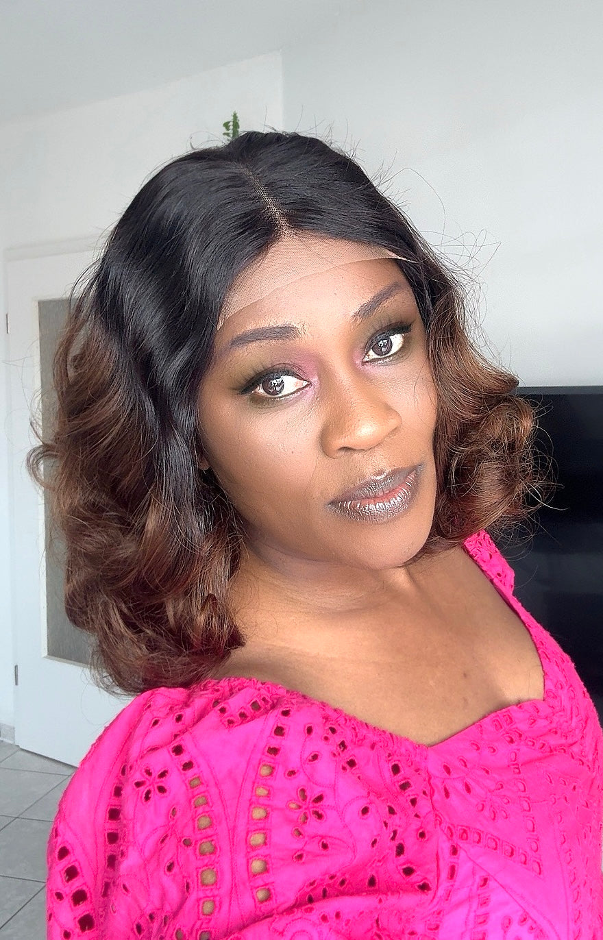 Devin Unit – Chic Ombre Brown Lace Wig