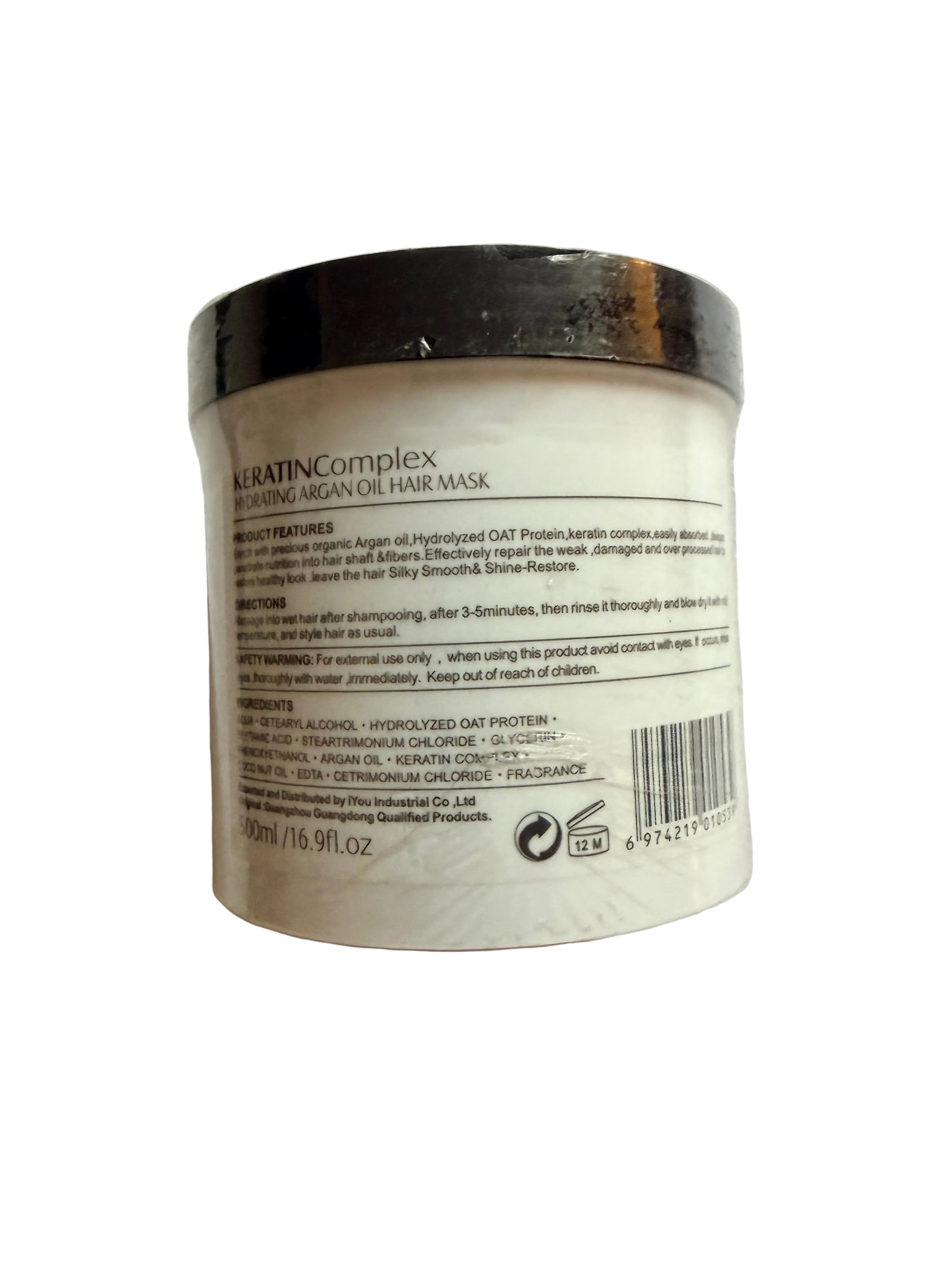 Keratin Complex Hydrating Argan Oil Hair Mask