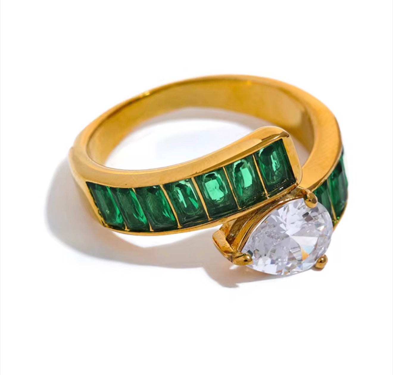Bunte Glänzende Ring