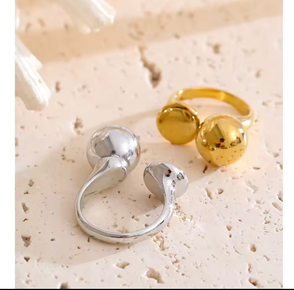 Runde Kugel Ring