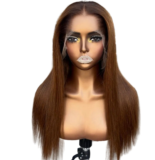 Brown 13x4 HD Lace wig Lagos Hairline