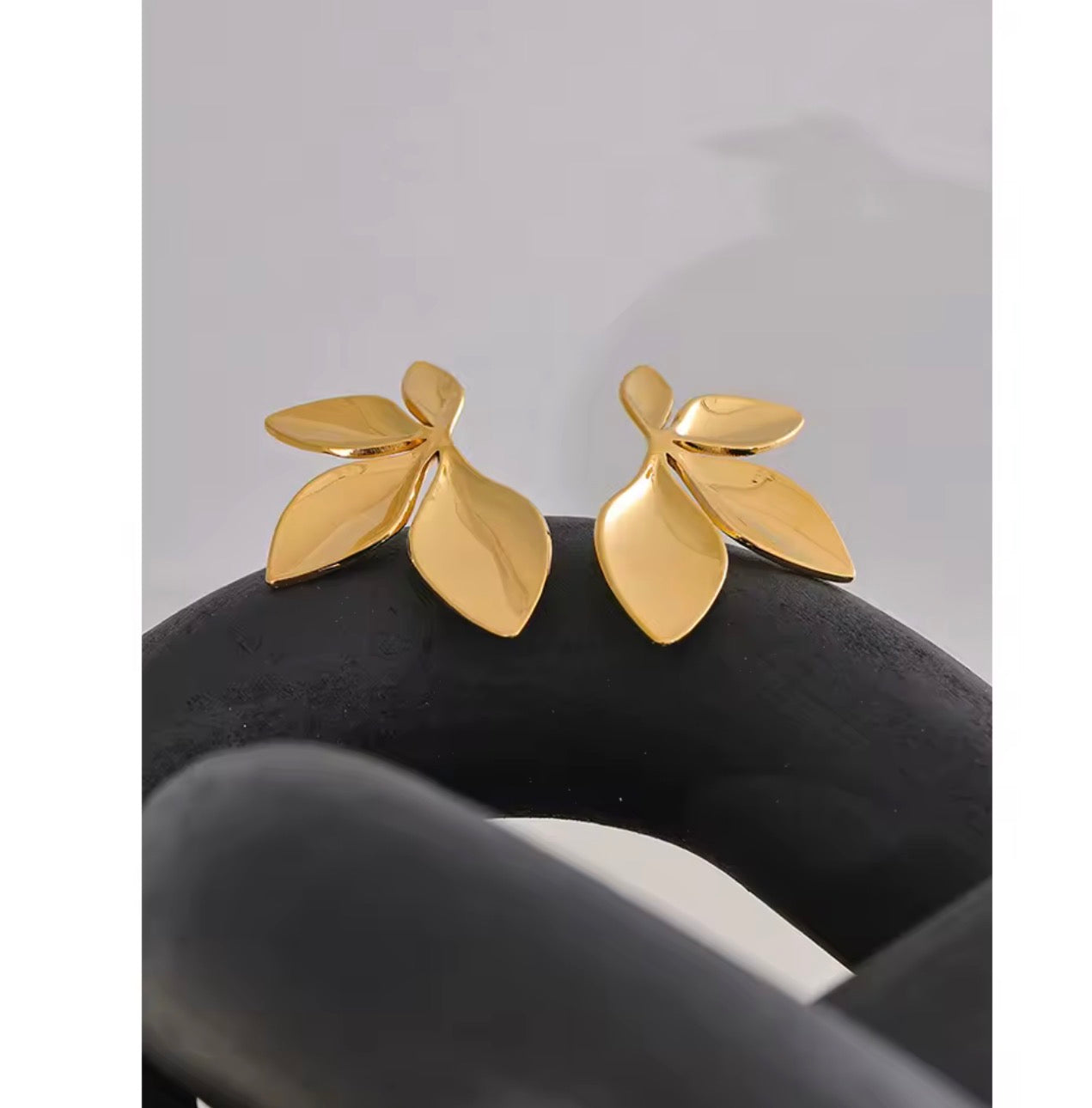 Blätter Blume Ohrstecker
