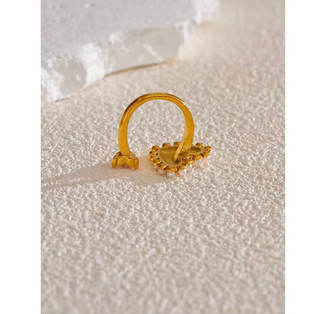 CZ-Herz Ring