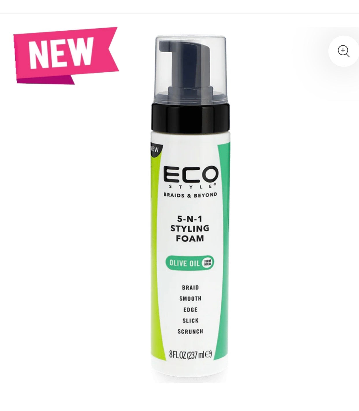 ECO Style Braids & Beyond 5 IN 1 Styling Foam 8oz