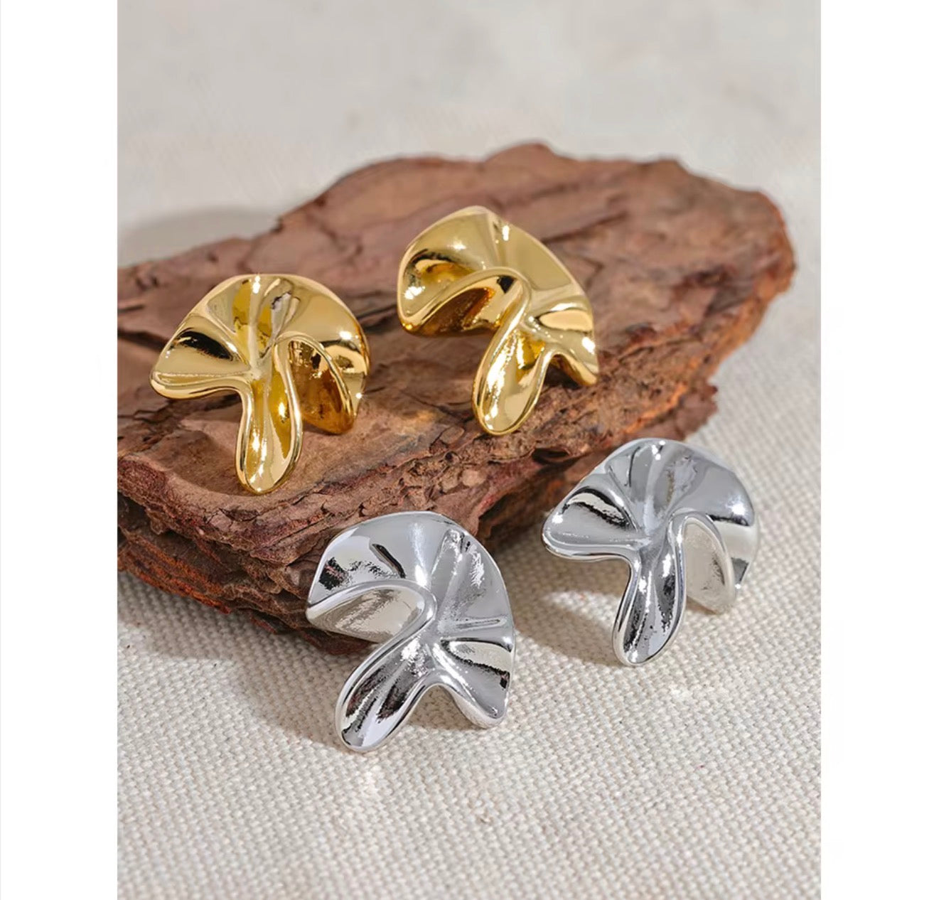 Blume Stud Ohrring