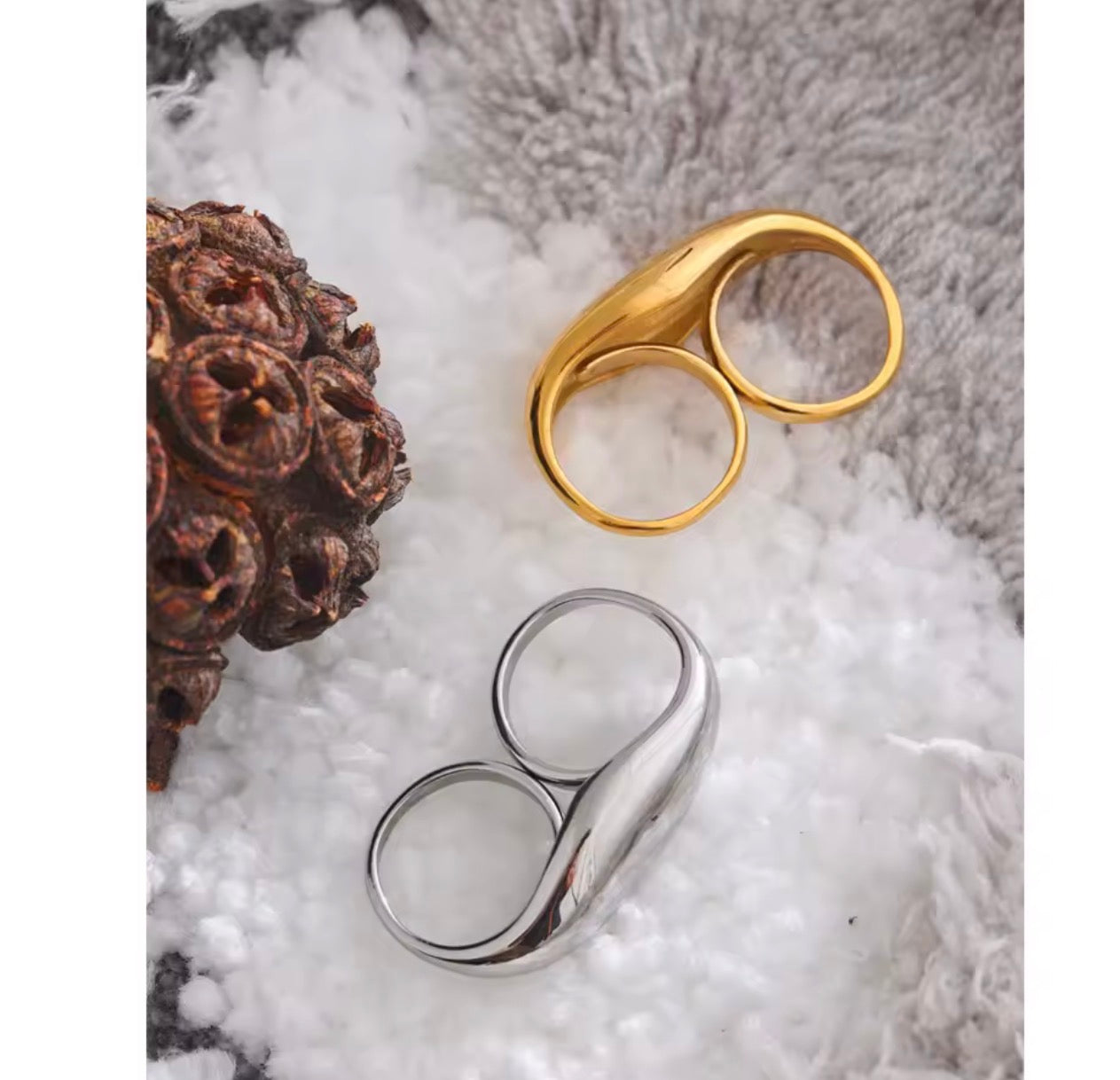 Doppelfinger Ring