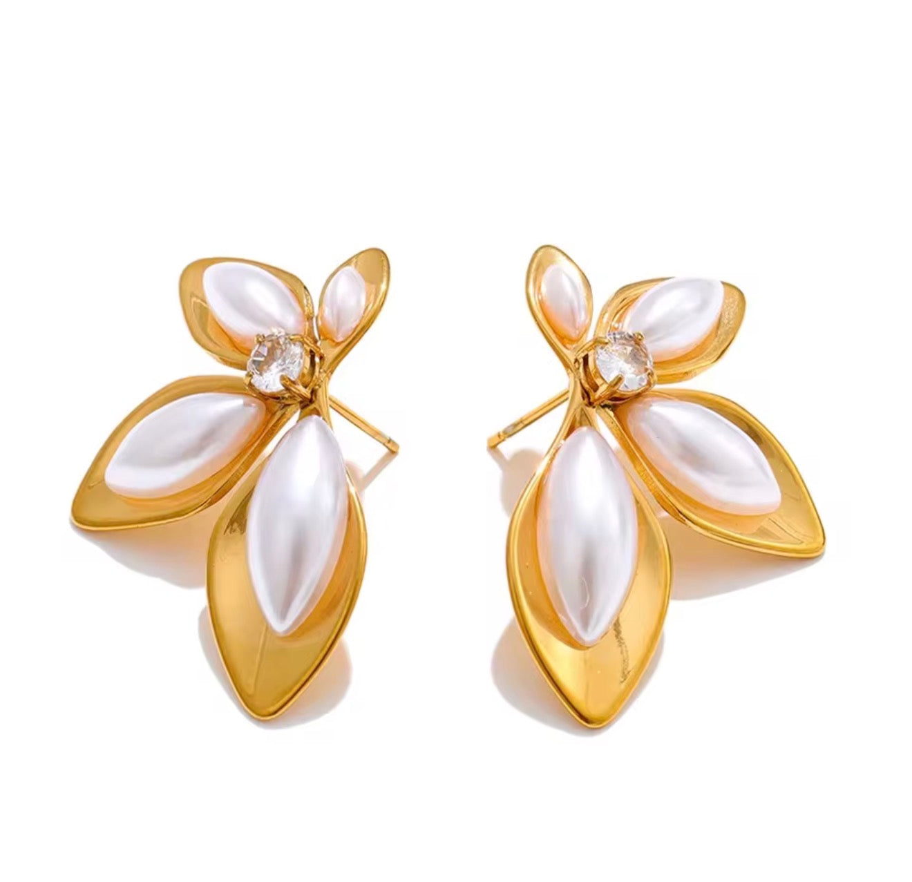 Blume Perlen Ring