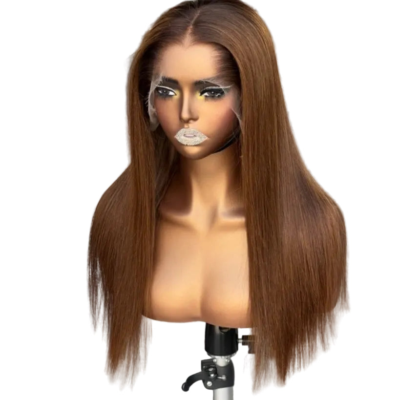 Brown 13x4 HD Lace wig Lagos Hairline