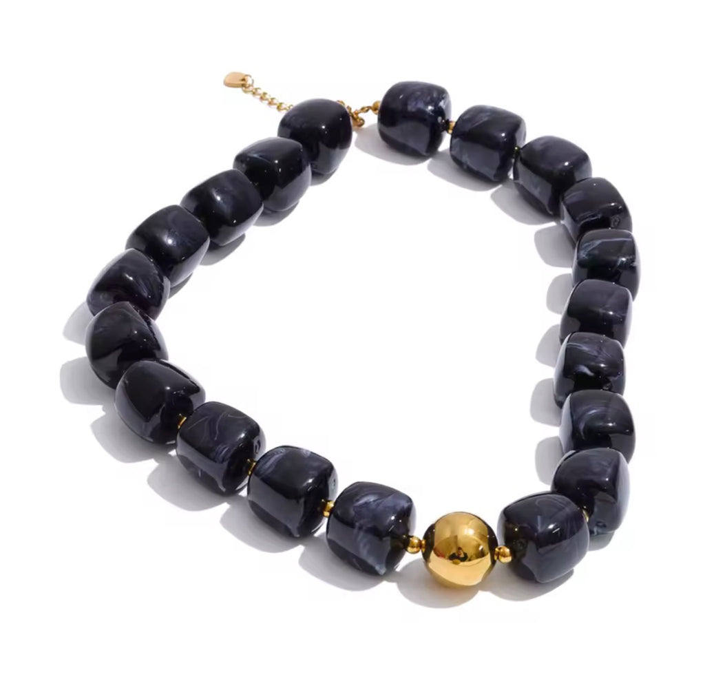 Necklace with Gold