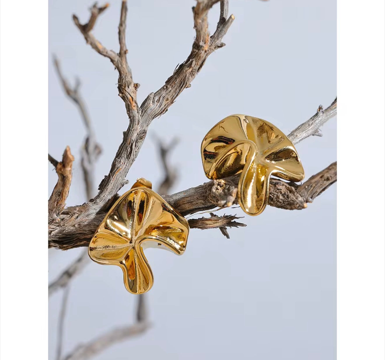 Blume Stud Ohrring