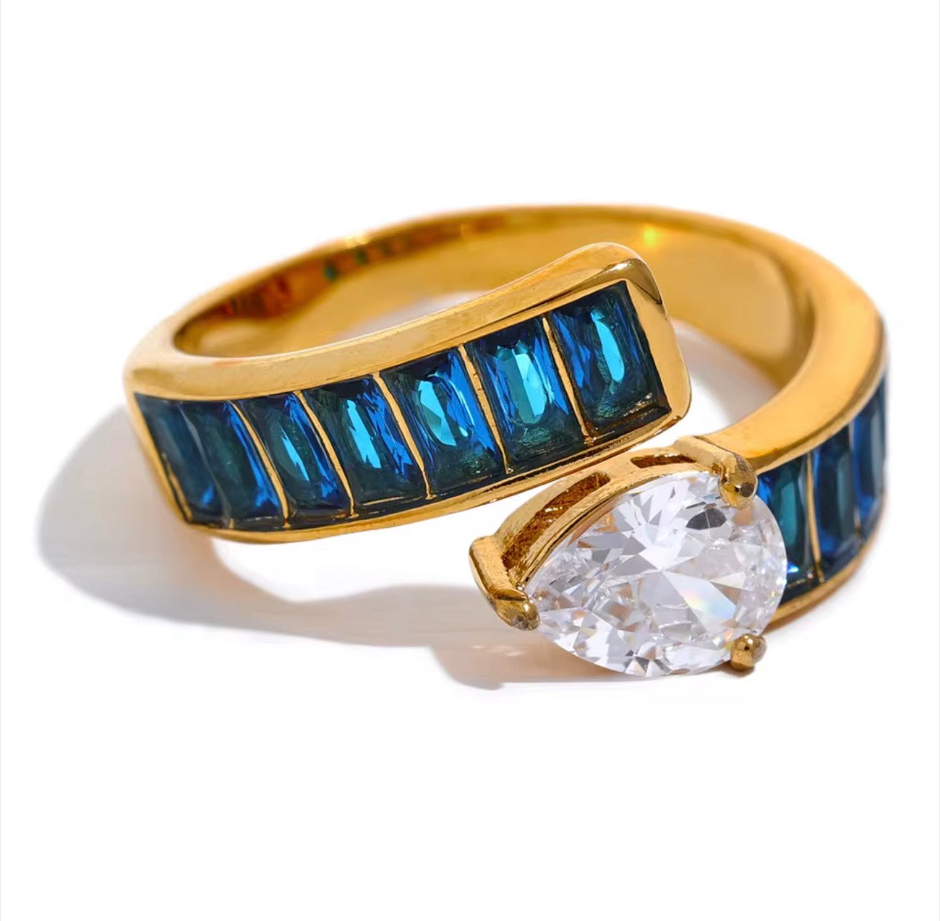 Bunte Glänzende Ring