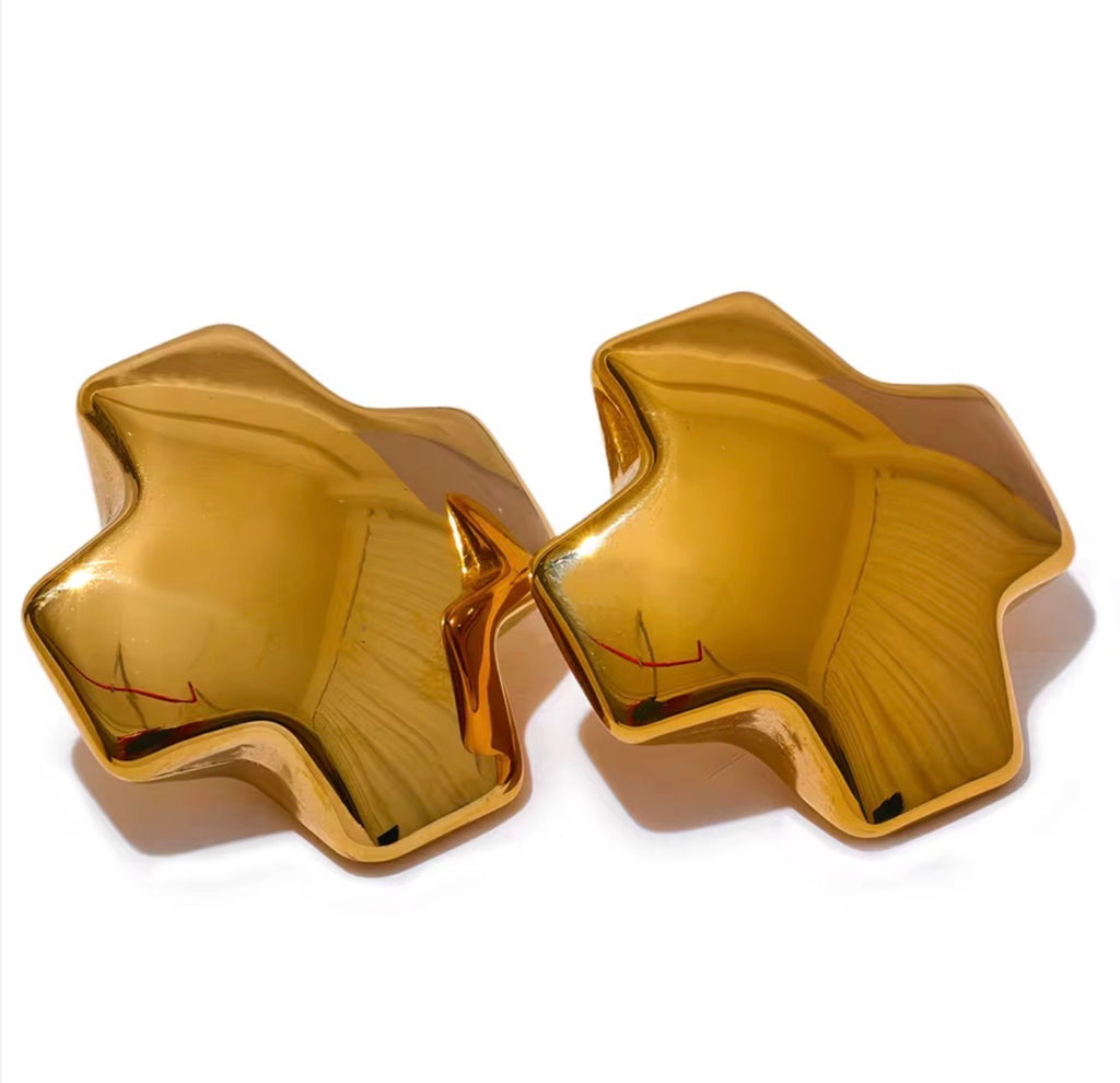 Kreuz Halsketten + Earring Set