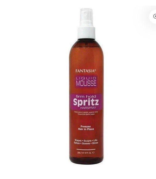 Fantasia Liquid Mousse Firm Hold Spritz Hairspray 10 oz