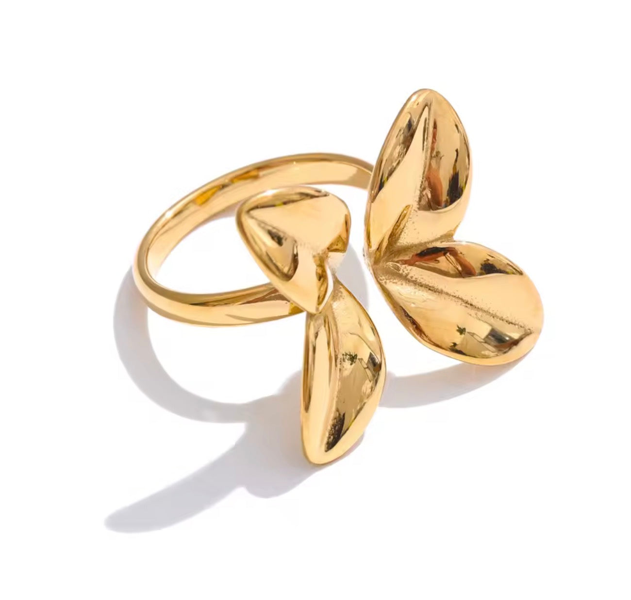 Blumenmuster Ring