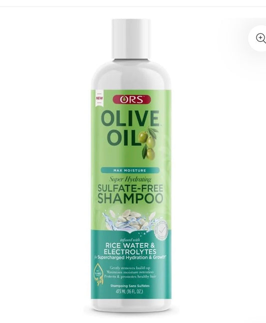 ORS olive oil Max Moist
Sulfate Free Shampoo 16oz