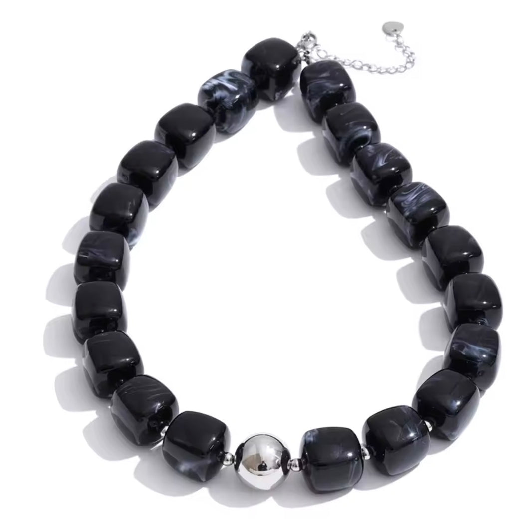 Necklace With Sliver