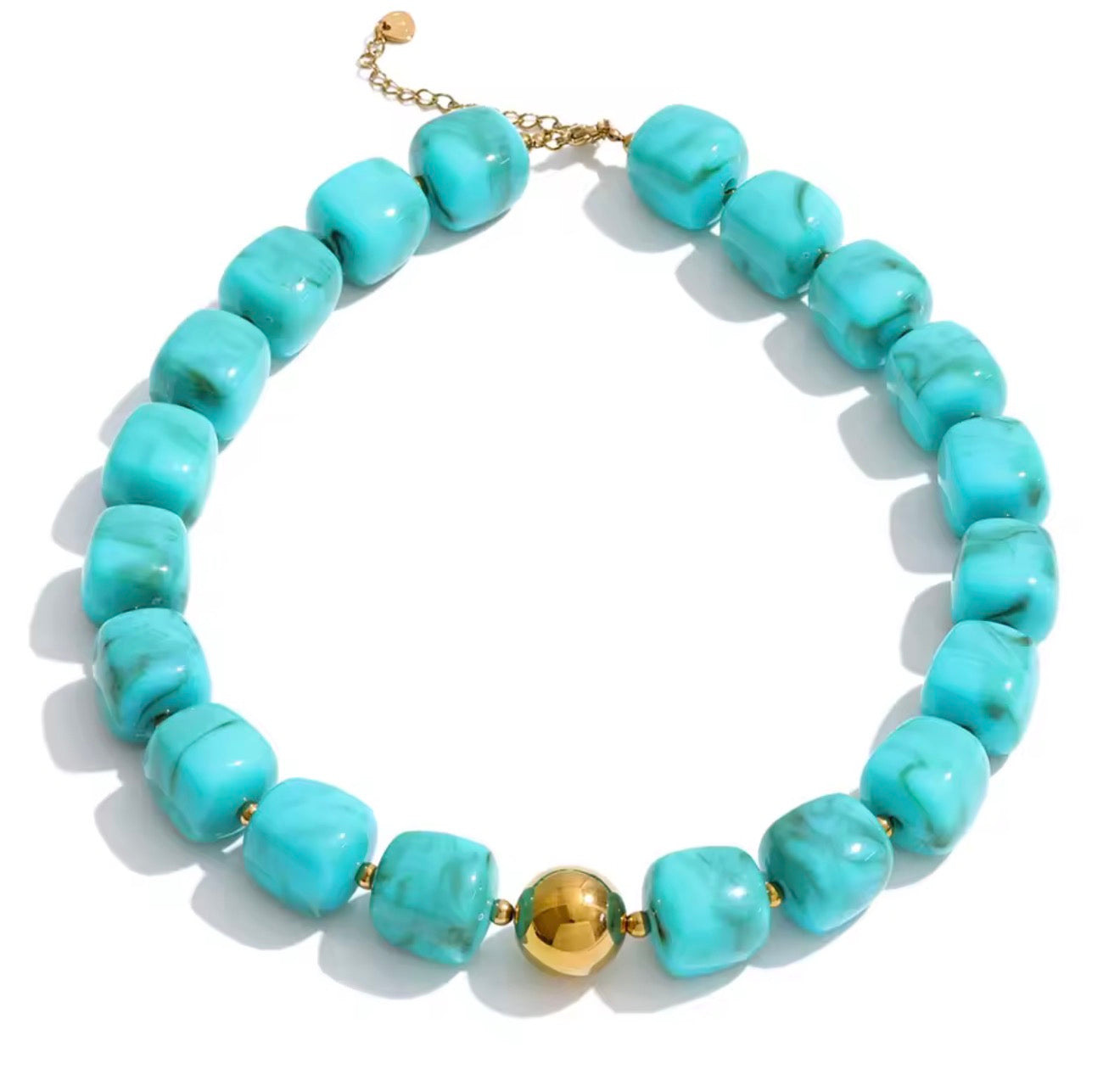 Necklace with Gold