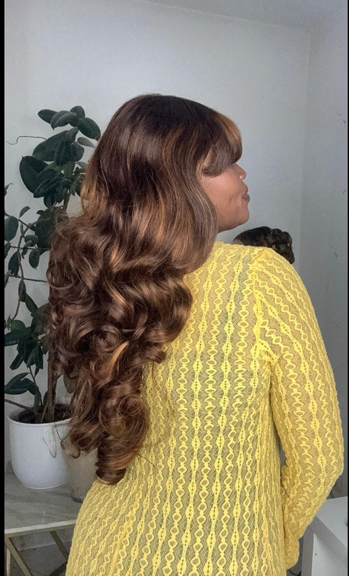5x5 Fringe Lace Wig