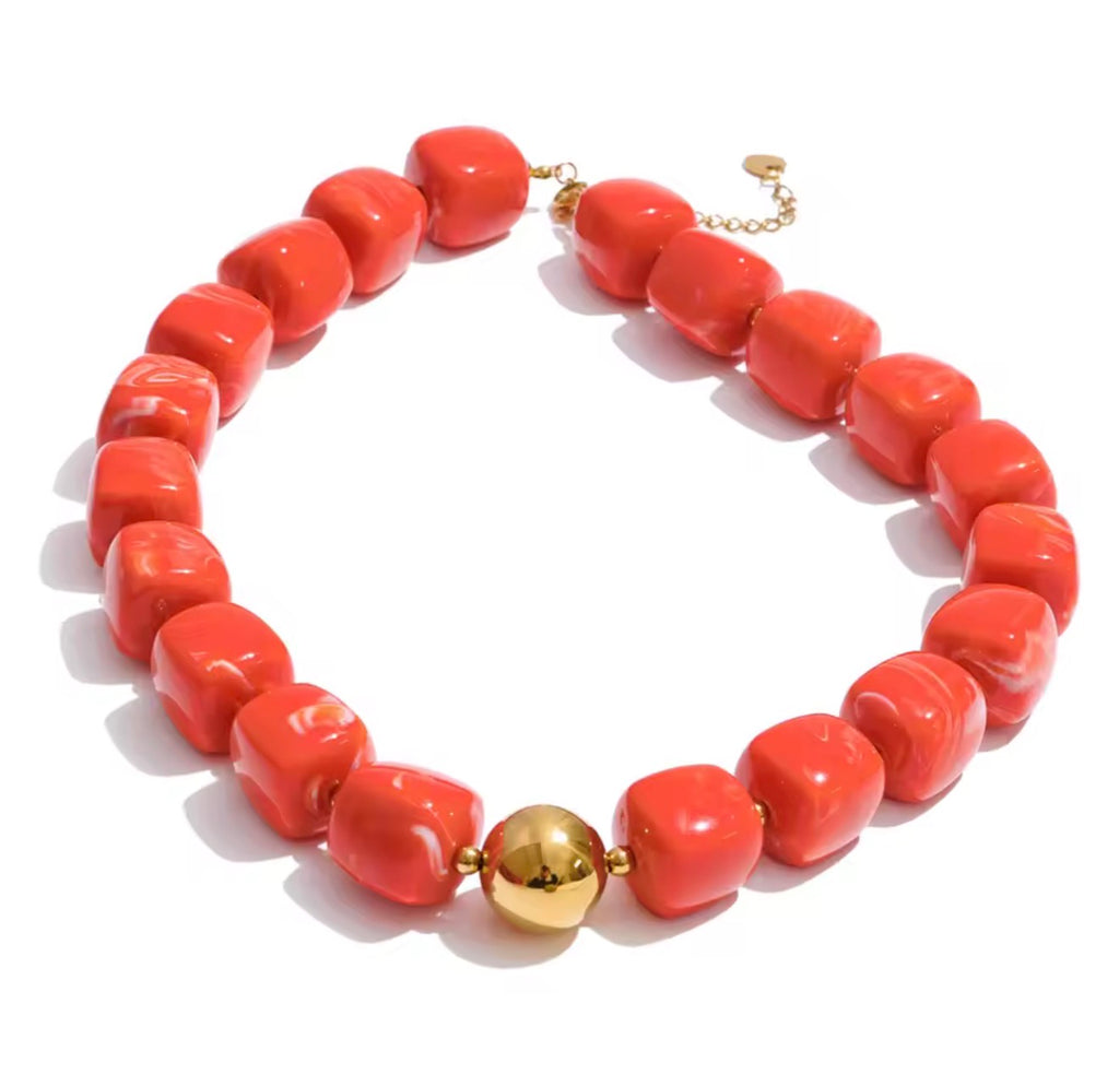 Necklace with Gold
