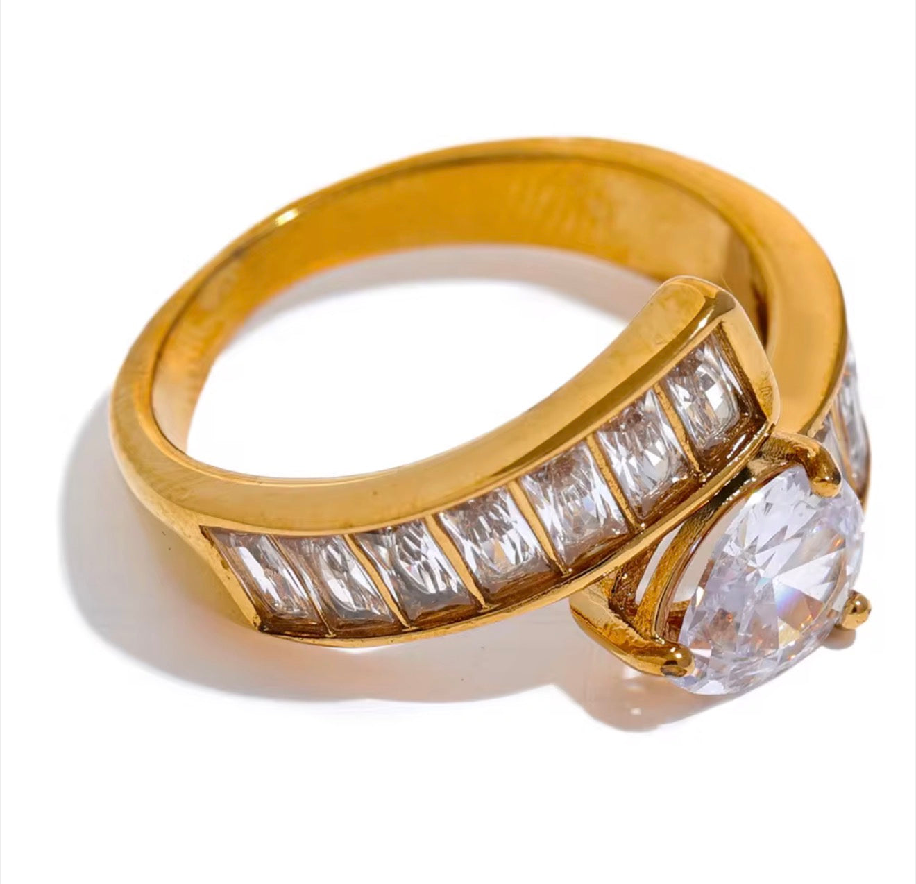 Bunte Glänzende Ring