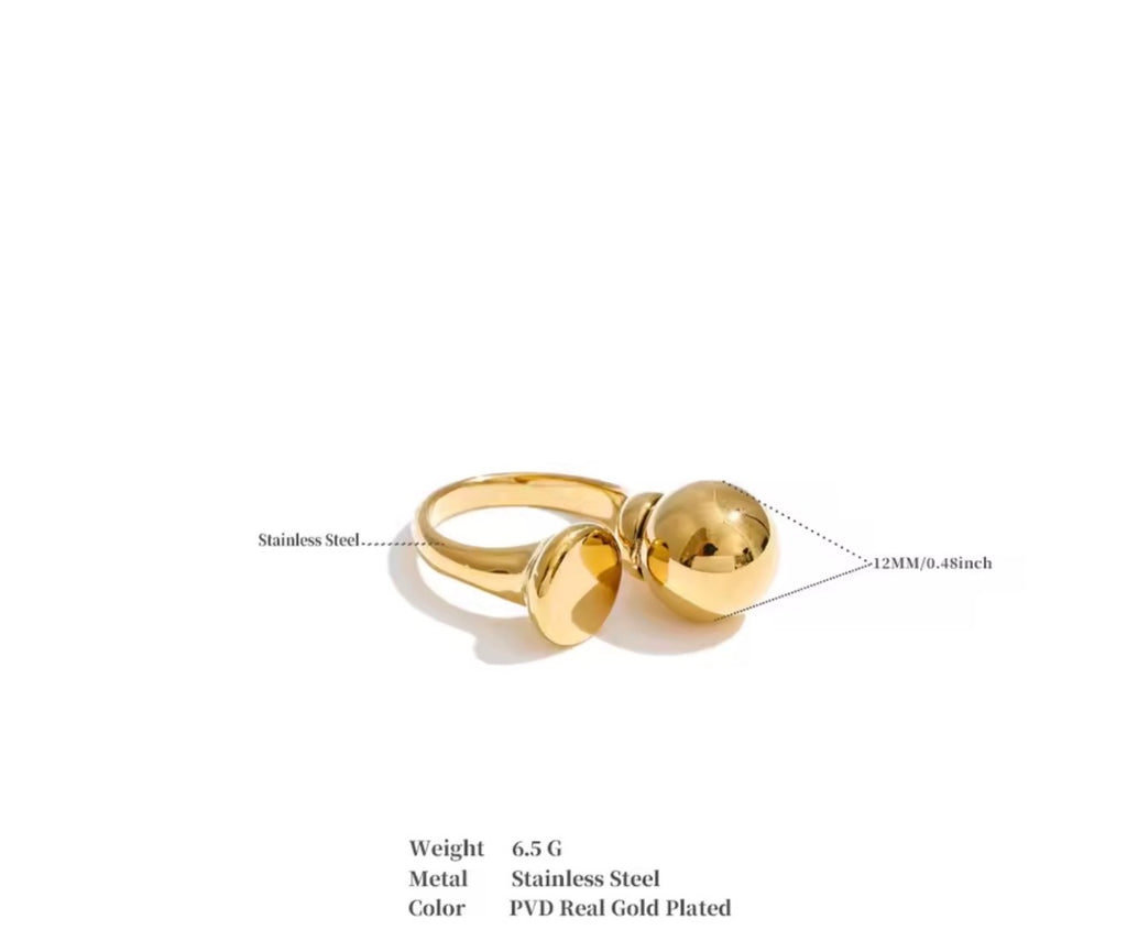 Runde Kugel Ring