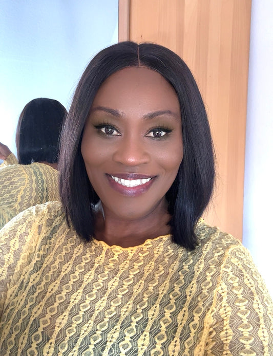 Vietnamese Bone Straight Wig – Natural Black/Brown