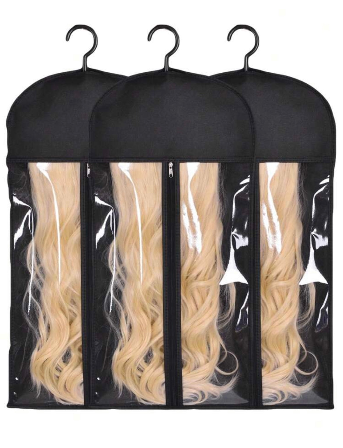 Hair Extension Storage Bag with Hanger