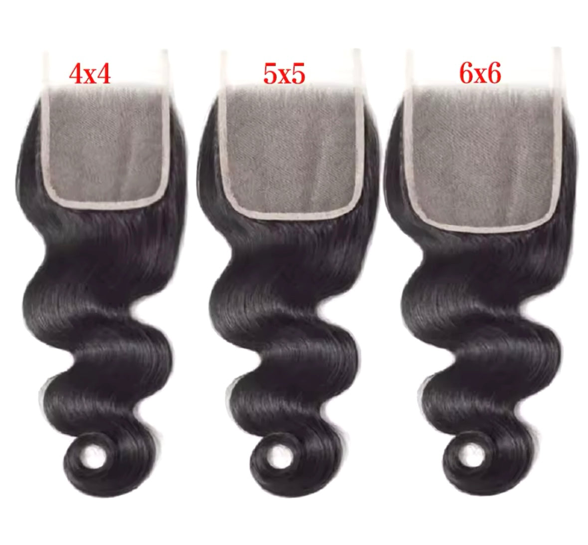 Body Wave Lace Closures