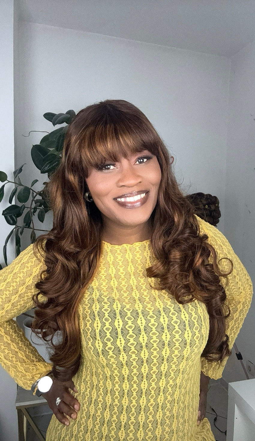 5x5 Fringe Lace Wig