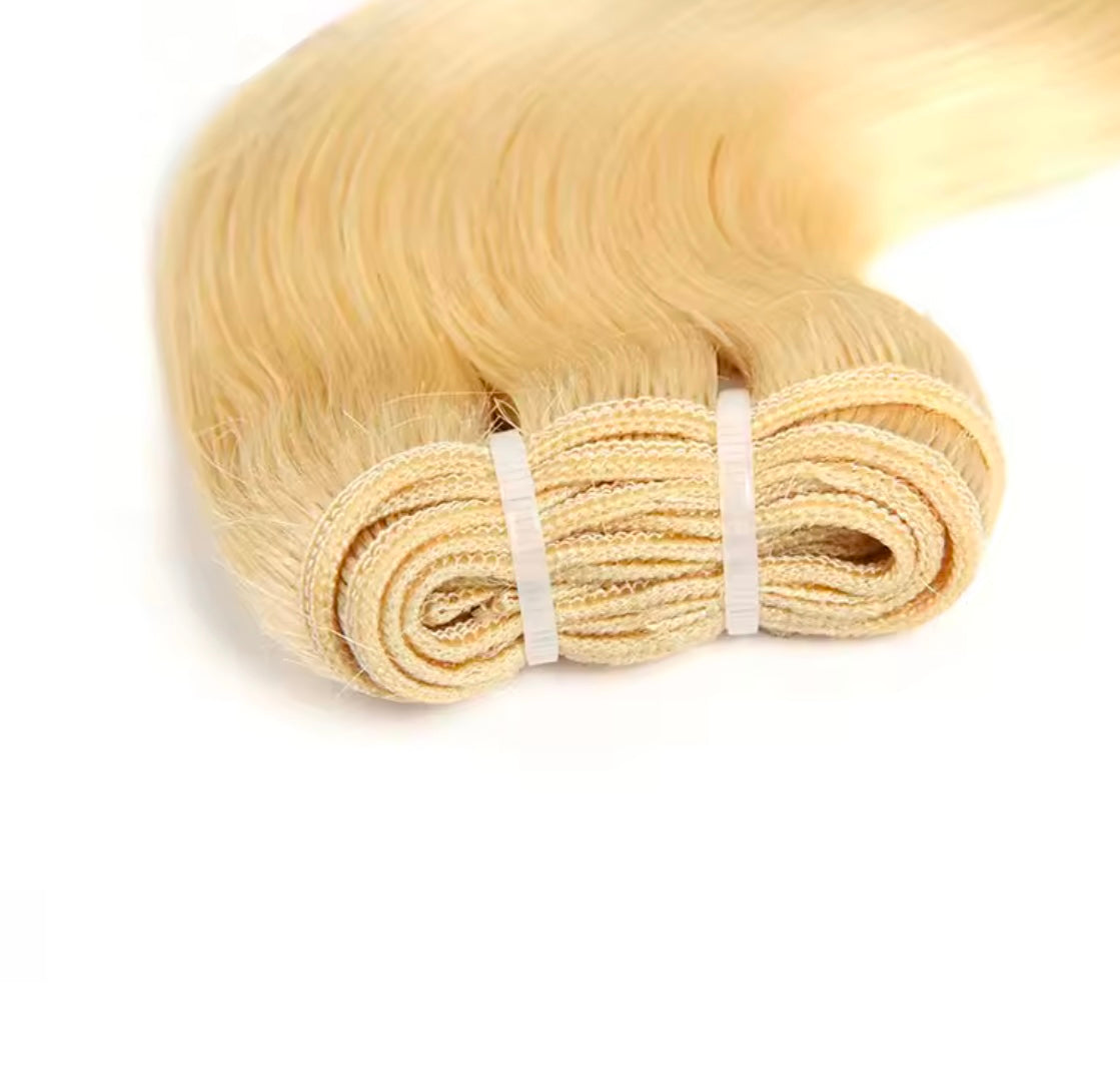 Blonde Body Wave Human Hair Bundles