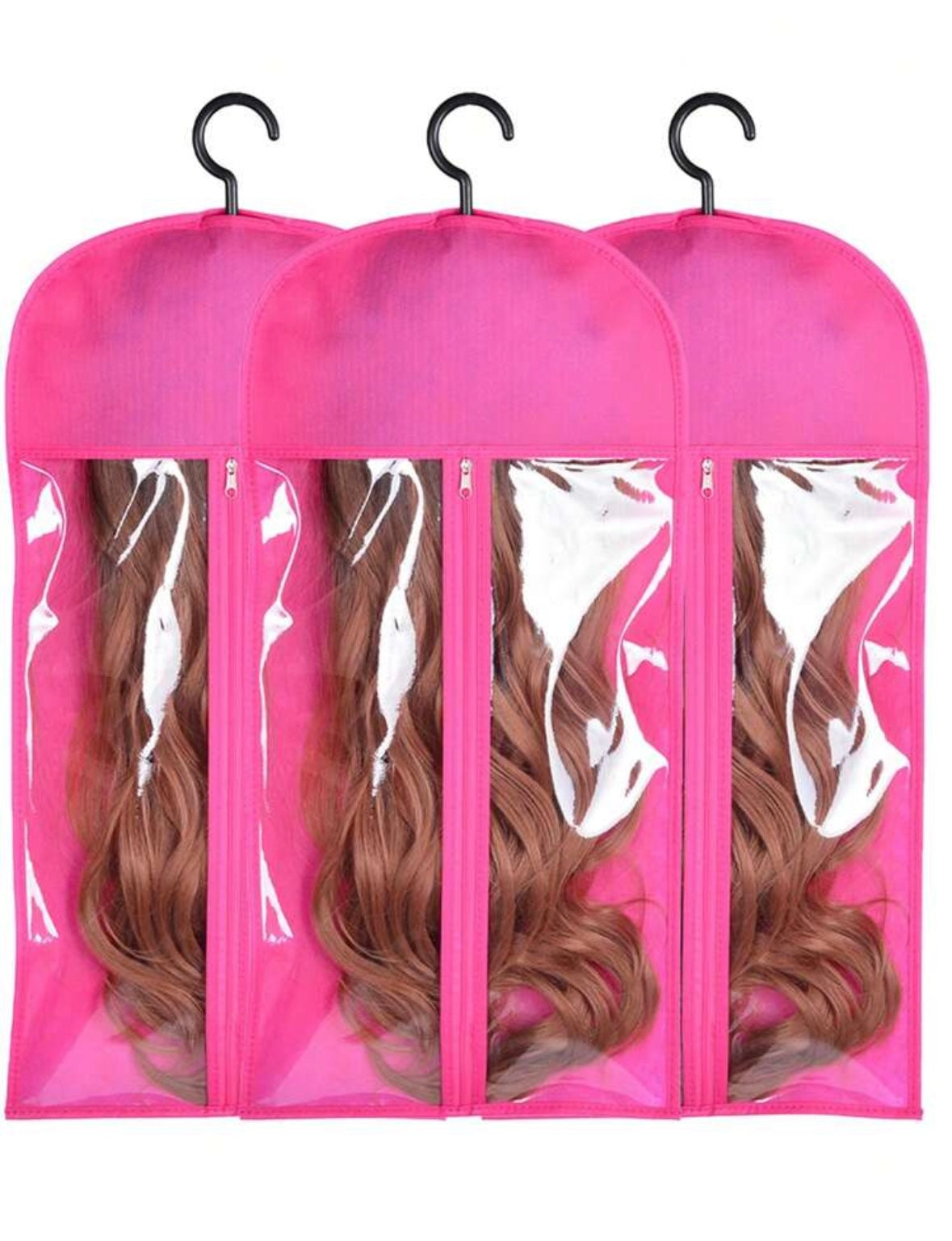 Hair Extension Storage Bag with Hanger