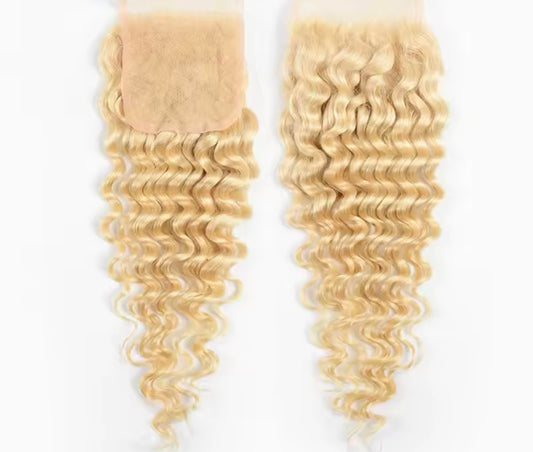 Blonde Deep Wave Lace Closure