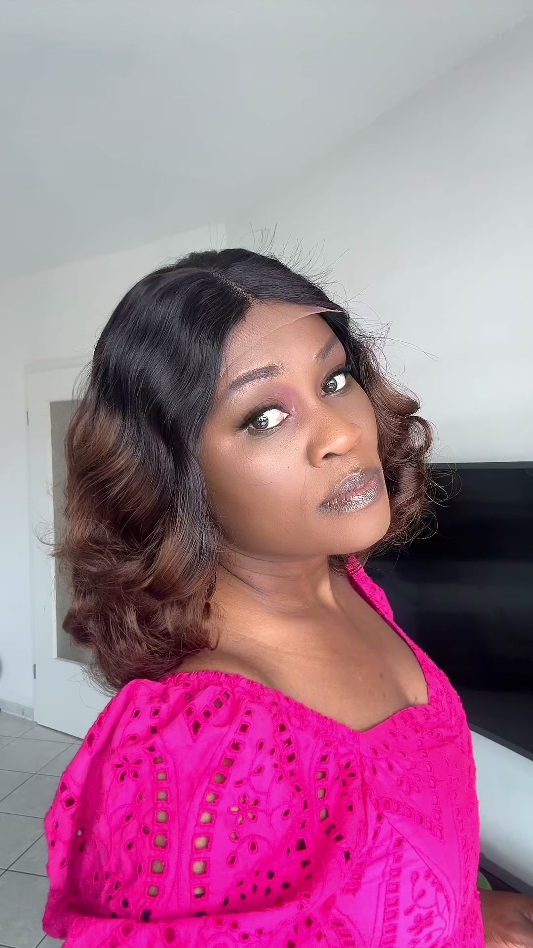 Devin Unit – Chic Ombre Brown Lace Wig